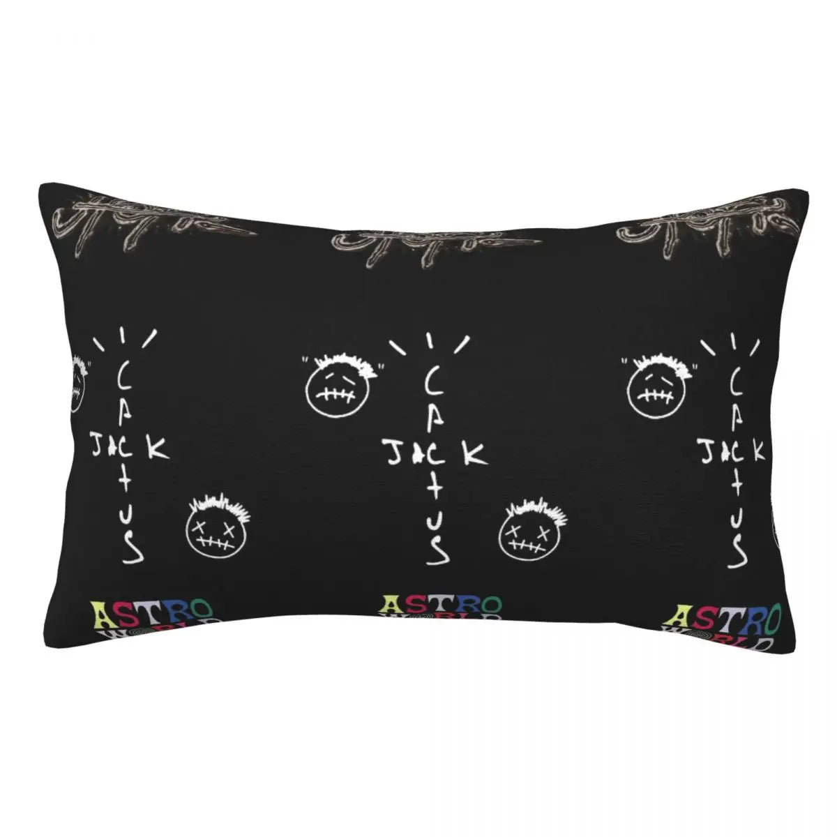 Travis Scott X Mc Rectangle Pillowcase Cushion Cover Decor Bedroom Bed Home Comfort Throw Pillow - Travis Scott Merchandise - Free Shipping Buy Now