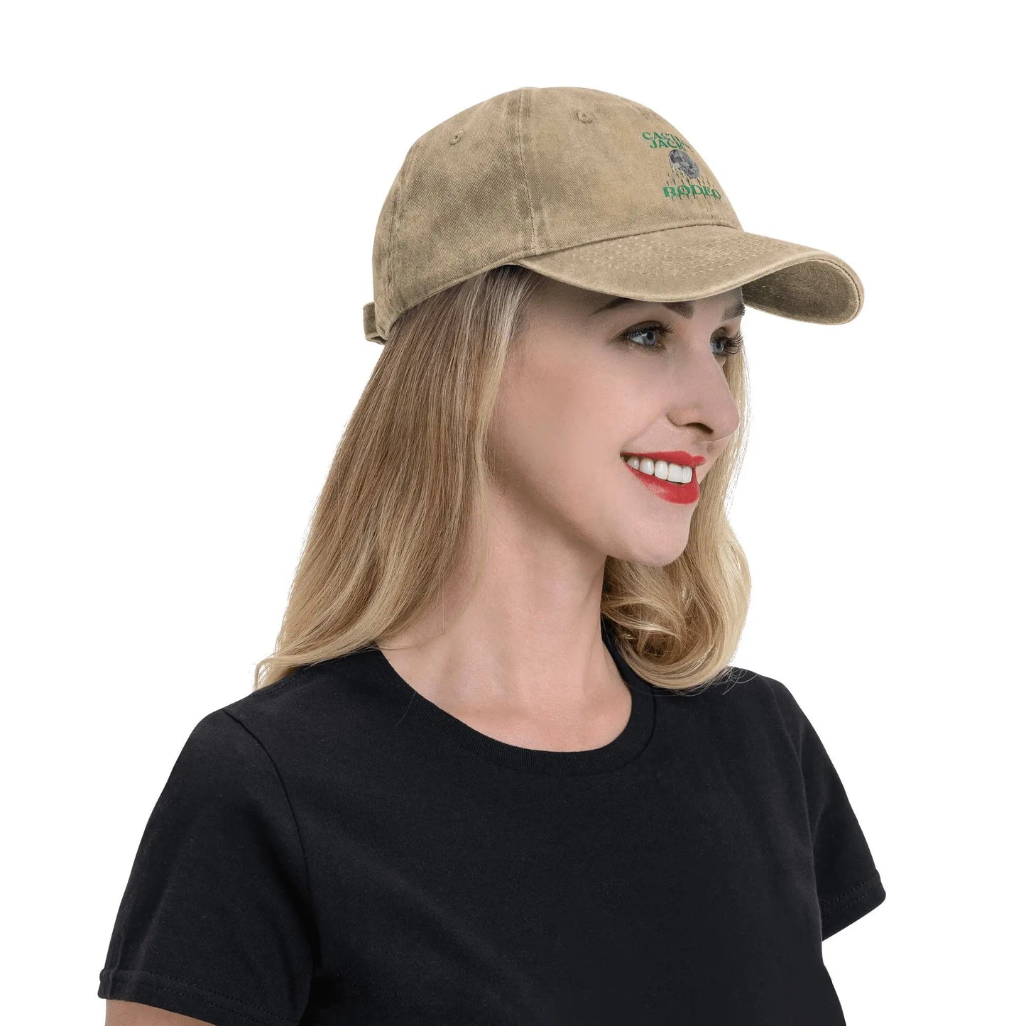 T-Travis Scott Unisex Baseball Cap Cactus Jack Rodeo Distressed Washed Hats Cap Outdoor Summer Unstructured Soft Snapback Cap - Travis Scott Merchandise - Free Shipping Buy Now