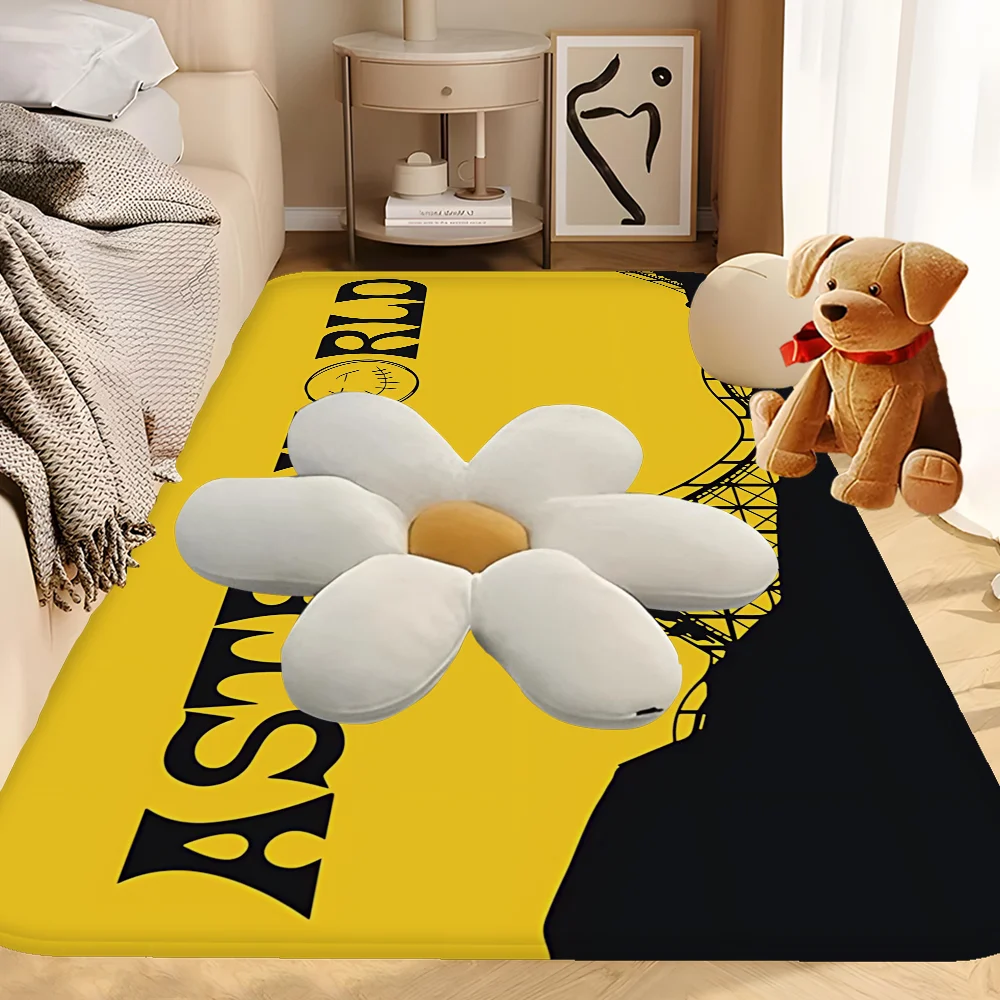 Travis Scott Astroworld Room Mats Anti-slip Absorb Water Long Strip Cushion Bedroon Mat Welcome Doormat - Travis Scott Merchandise - Free Shipping Buy Now