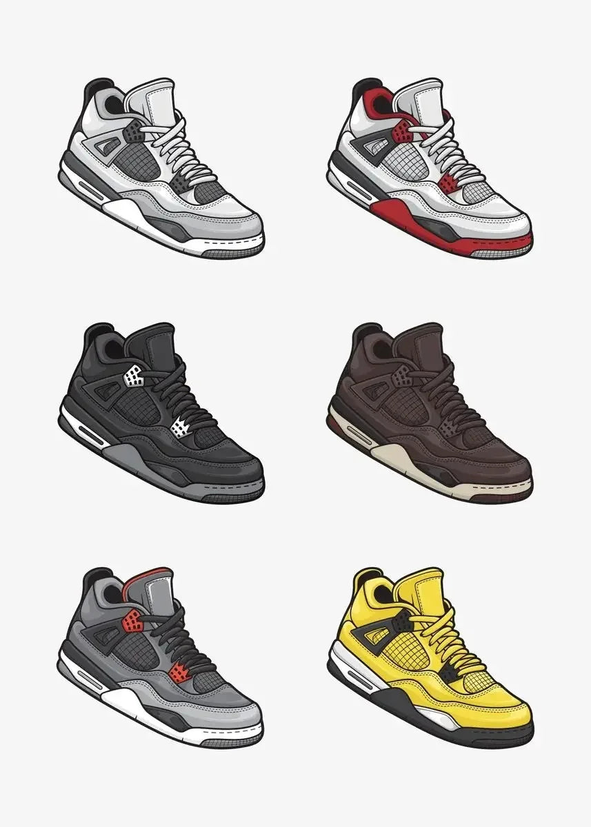 Sports Shoes Canvas Printing Graffiti Wall Art Poster Canvas Painting Home Bedroom Decoration - Travis Scott Merchandise - Free Shipping Buy Now