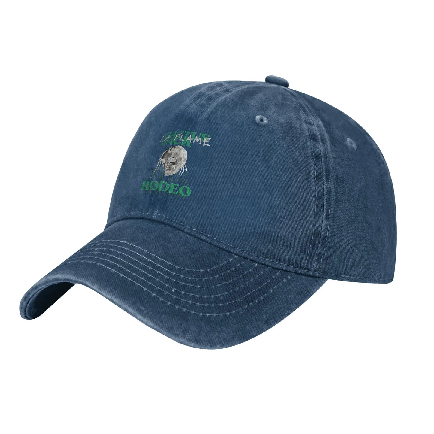 T-Travis Scott Unisex Baseball Cap Cactus Jack Rodeo Distressed Washed Hats Cap Outdoor Summer Unstructured Soft Snapback Cap - Travis Scott Merchandise - Free Shipping Buy Now