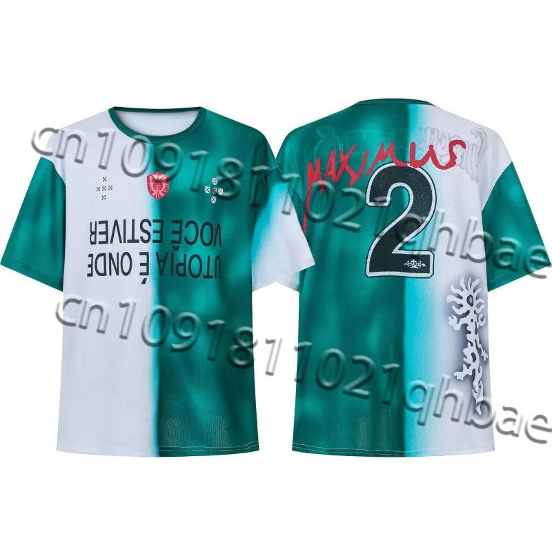 TRAVIS SCOTT CACTUS JACK3d Printed Football Jerseys Loose Sports Jerseys Short Sleeved T-shirts for Men and Women Motorcycle Top - Travis Scott Merchandise - Free Shipping Buy Now