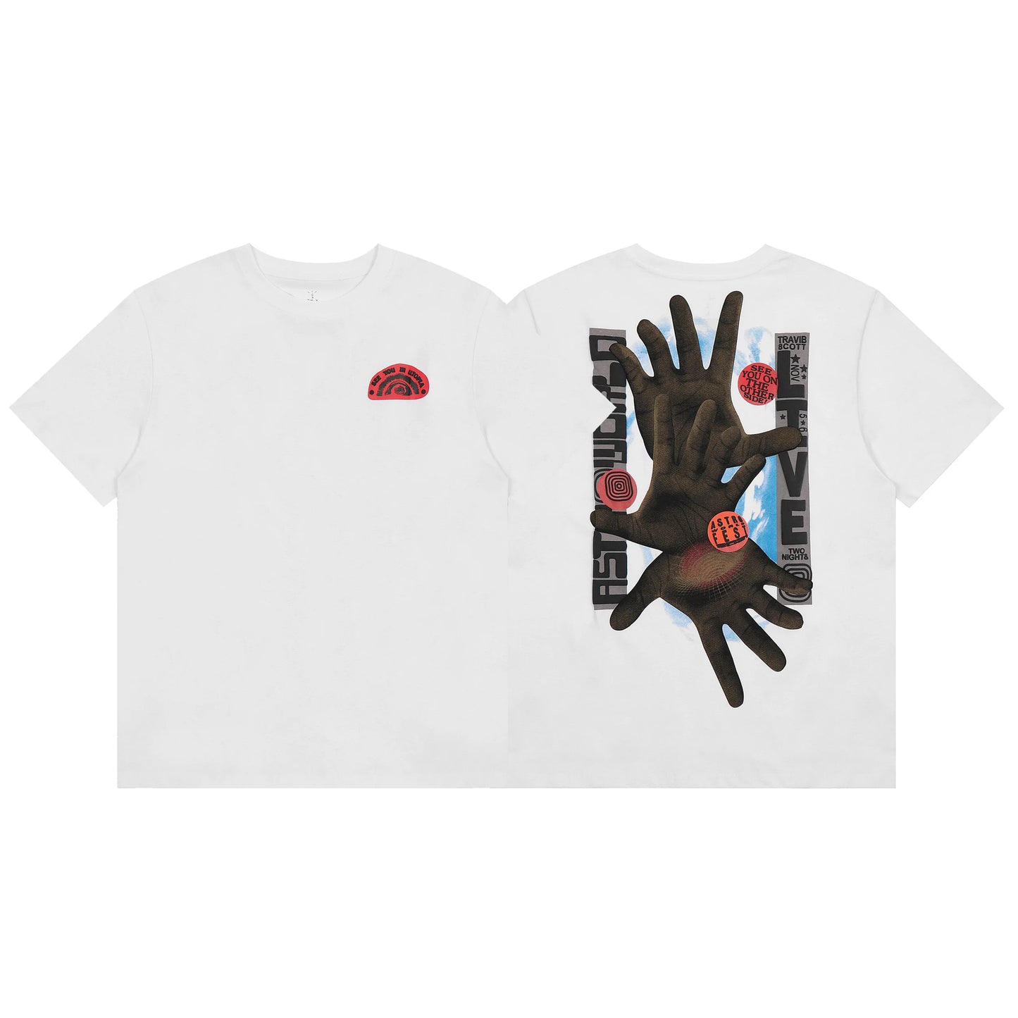 High Street Flame Person Cactus Jack Short Sleeve Summer Tees for Men and Women Crew Neck Harajuku Vintage Cotton Tshirts - Travis Scott Merchandise - Free Shipping Buy Now