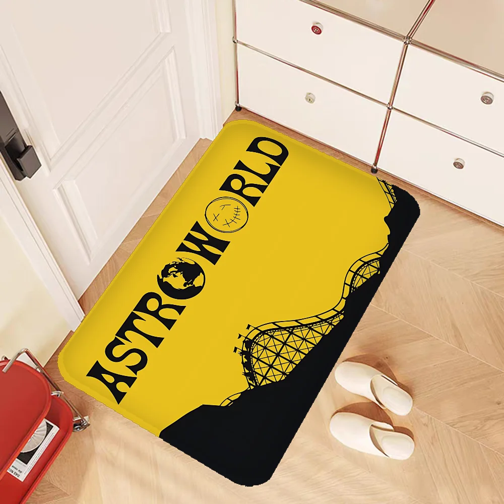 Travis Scott Astroworld Room Mats Anti-slip Absorb Water Long Strip Cushion Bedroon Mat Welcome Doormat - Travis Scott Merchandise - Free Shipping Buy Now