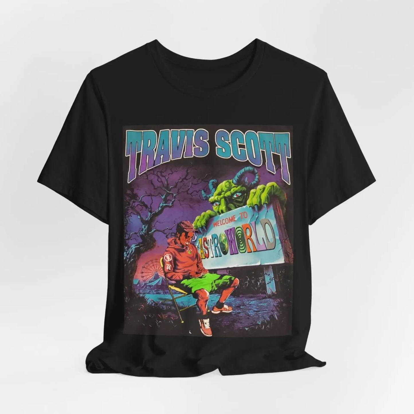 Travis Scott T-Shirt Gym T-shirts Man Mens Clothing T-shirts for Men Y2k Liam Payne Graphic Tops Tees Men's - Travis Scott Merchandise - Free Shipping Buy Now