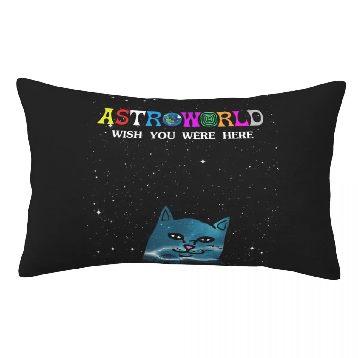 Travis Scott X Mc Rectangle Pillowcase Cushion Cover Decor Bedroom Bed Home Comfort Throw Pillow - Travis Scott Merchandise - Free Shipping Buy Now