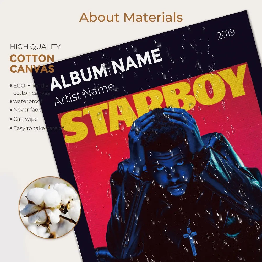 Album Track List Cover Art Wall Art Custom Personalized Band Pop Music Prints Canvas Painting Poster Pictures For Living Room - Travis Scott Merchandise - Free Shipping Buy Now