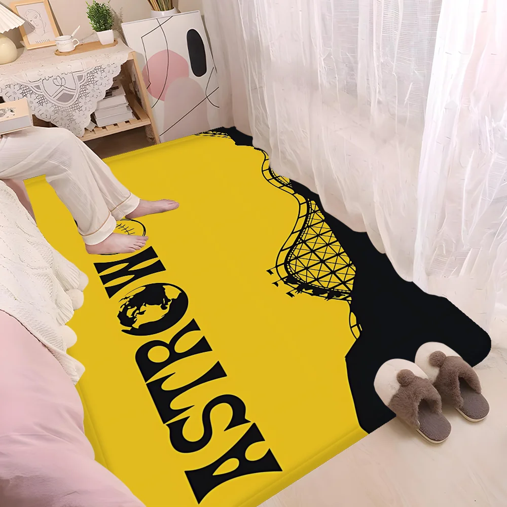 Travis Scott Astroworld Room Mats Anti-slip Absorb Water Long Strip Cushion Bedroon Mat Welcome Doormat - Travis Scott Merchandise - Free Shipping Buy Now