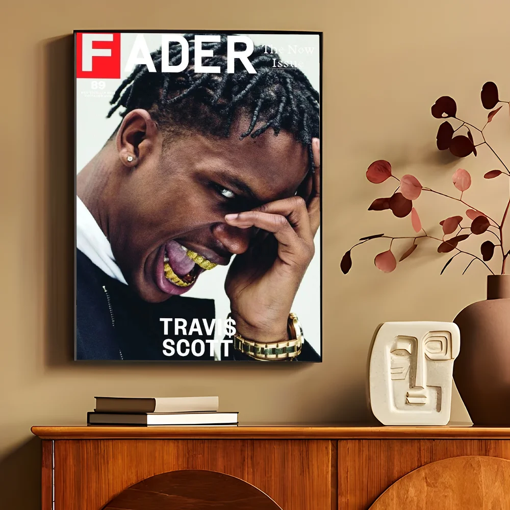 T-Travis S-Scott Utopia Movie Sticky Posters Fancy Wall Sticker for Living Room Bar Decoration Vintage Decorative Painting - Travis Scott Merchandise - Free Shipping Buy Now