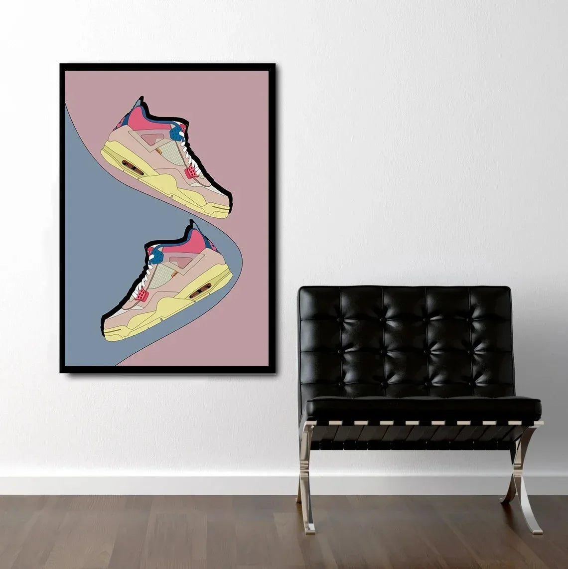 Sports Shoes Canvas Printing Graffiti Wall Art Poster Canvas Painting Home Bedroom Decoration - Travis Scott Merchandise - Free Shipping Buy Now