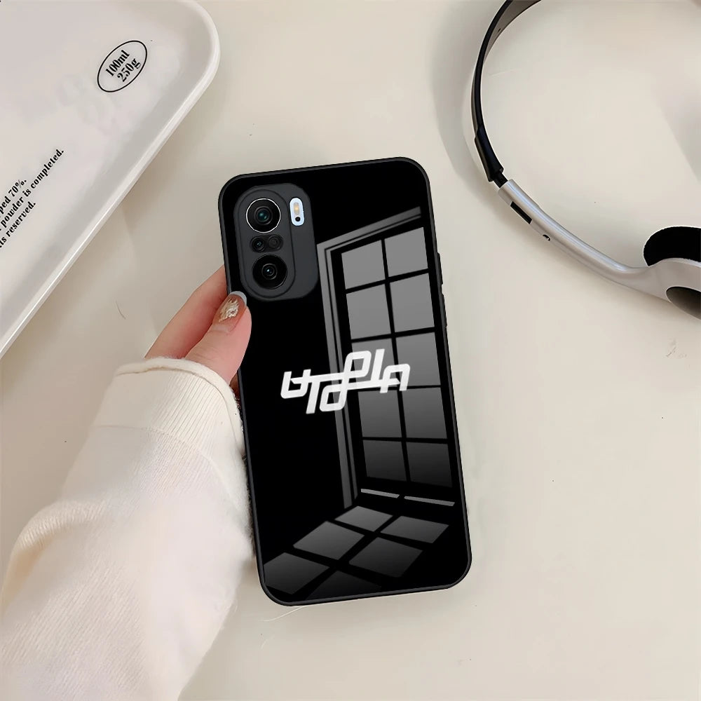 Travis Scott Utopia Rapper Tempered Glass Cover Phone Case for Redmi 13 12 13c 12c Note 13 Pro Plus 11 12 Pro 10 12s 9t 11s - Travis Scott Merchandise - Free Shipping Buy Now