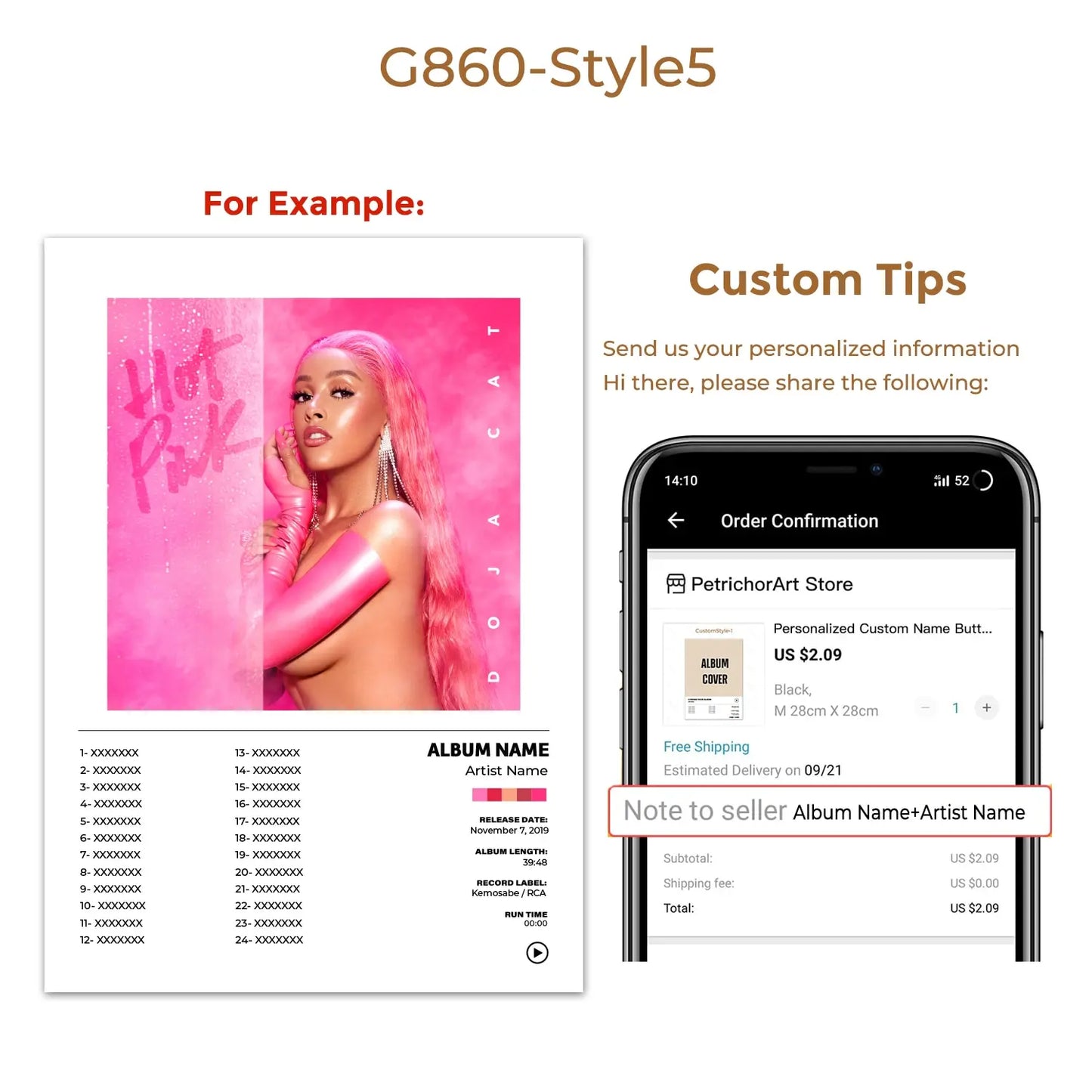 Custom Personalized Band Pop Music Album Track List Cover Art Wall Art Prints Canvas Painting Poster Pictures For Living Room - Travis Scott Merchandise - Free Shipping Buy Now
