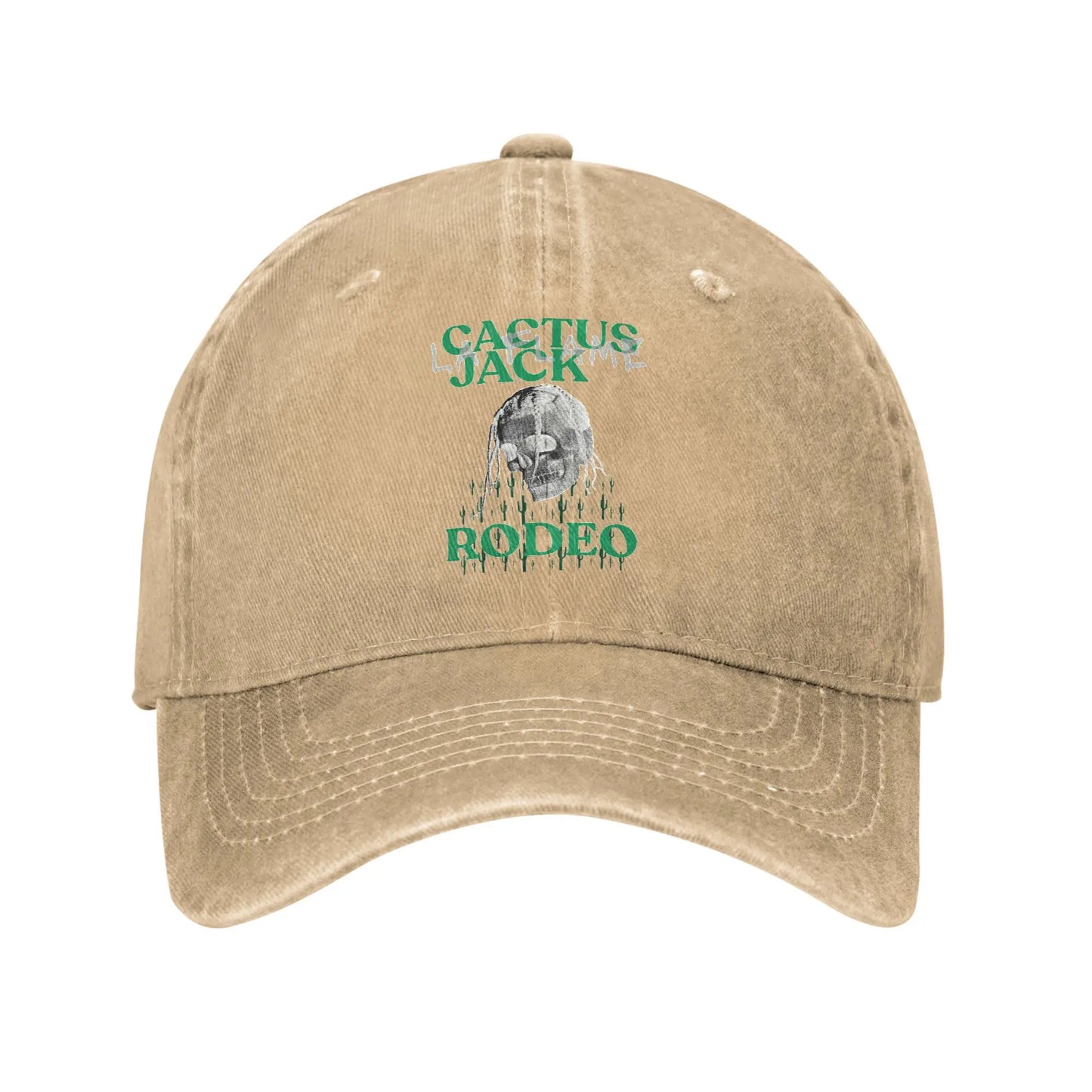 T-Travis Scott Unisex Baseball Cap Cactus Jack Rodeo Distressed Washed Hats Cap Outdoor Summer Unstructured Soft Snapback Cap - Travis Scott Merchandise - Free Shipping Buy Now