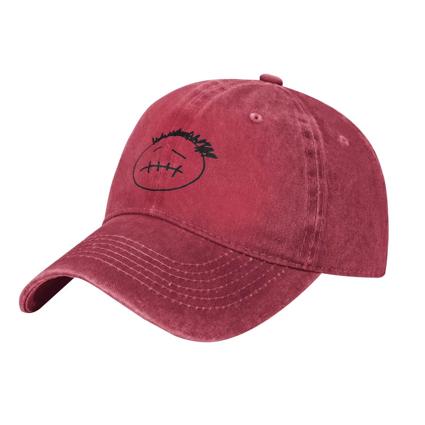 T-Travis Scott Unisex Baseball Cap Cactus Jack Distressed Denim Caps Hat Classic Outdoor All Seasons Travel Adjustable Headwear - Travis Scott Merchandise - Free Shipping Buy Now