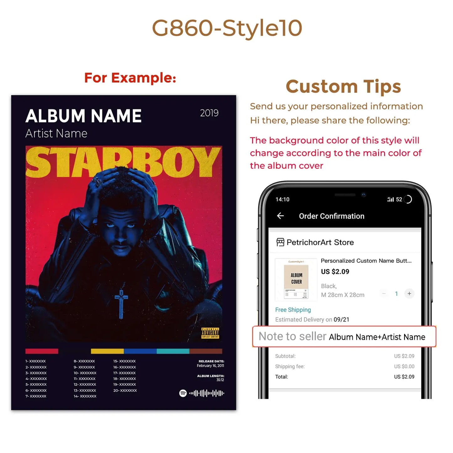 Album Track List Cover Art Wall Art Custom Personalized Band Pop Music Prints Canvas Painting Poster Pictures For Living Room - Travis Scott Merchandise - Free Shipping Buy Now