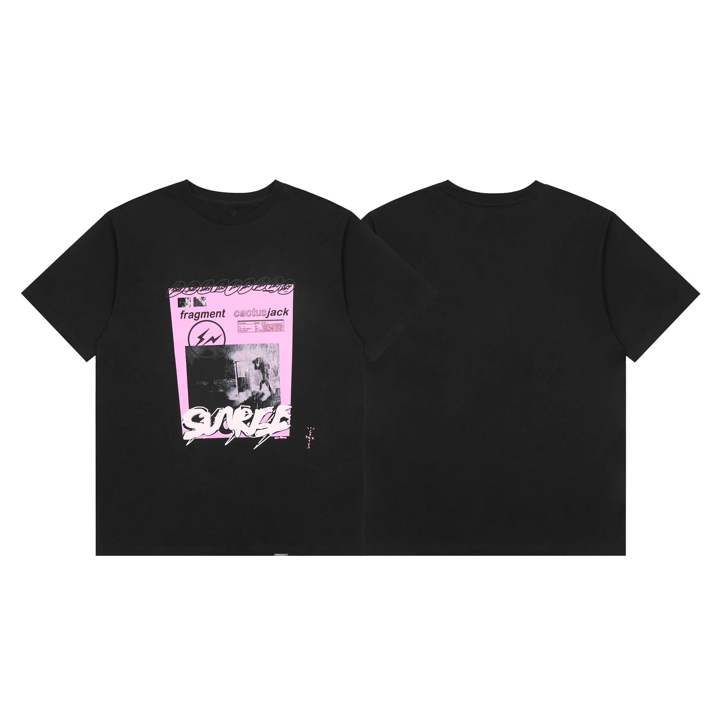 High Street Flame Person Cactus Jack Short Sleeve Summer Tees for Men and Women Crew Neck Harajuku Vintage Cotton Tshirts - Travis Scott Merchandise - Free Shipping Buy Now