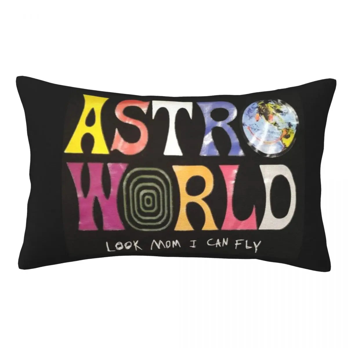 Travis Scott X Mc Rectangle Pillowcase Cushion Cover Decor Bedroom Bed Home Comfort Throw Pillow - Travis Scott Merchandise - Free Shipping Buy Now