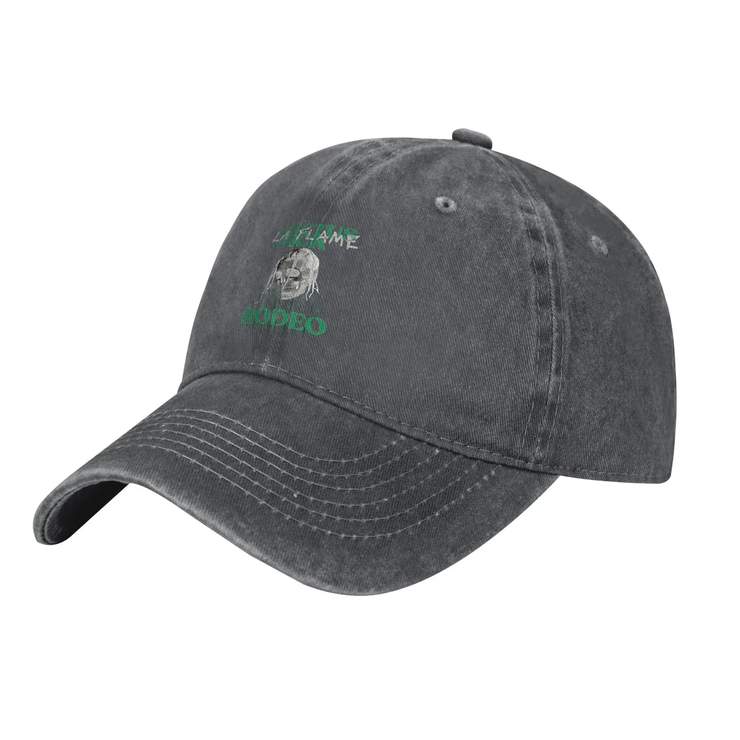 T-Travis Scott Unisex Baseball Cap Cactus Jack Rodeo Distressed Washed Hats Cap Outdoor Summer Unstructured Soft Snapback Cap - Travis Scott Merchandise - Free Shipping Buy Now