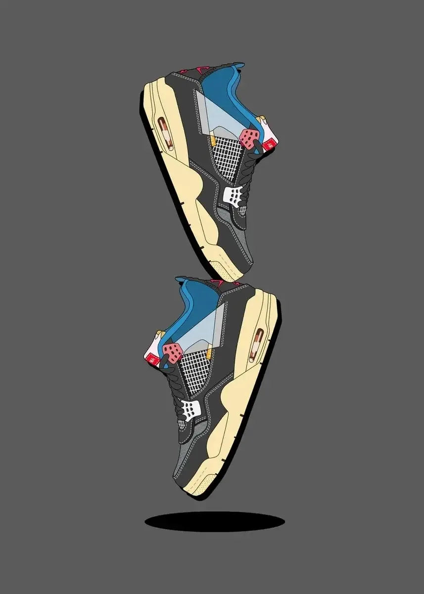 Sports Shoes Canvas Printing Graffiti Wall Art Poster Canvas Painting Home Bedroom Decoration - Travis Scott Merchandise - Free Shipping Buy Now