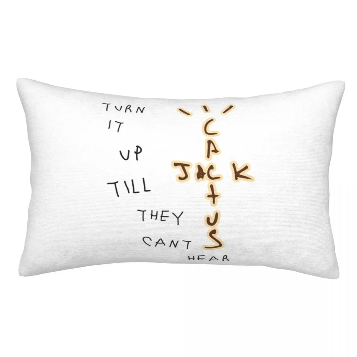 Travis Scott X Mc Rectangle Pillowcase Cushion Cover Decor Bedroom Bed Home Comfort Throw Pillow - Travis Scott Merchandise - Free Shipping Buy Now