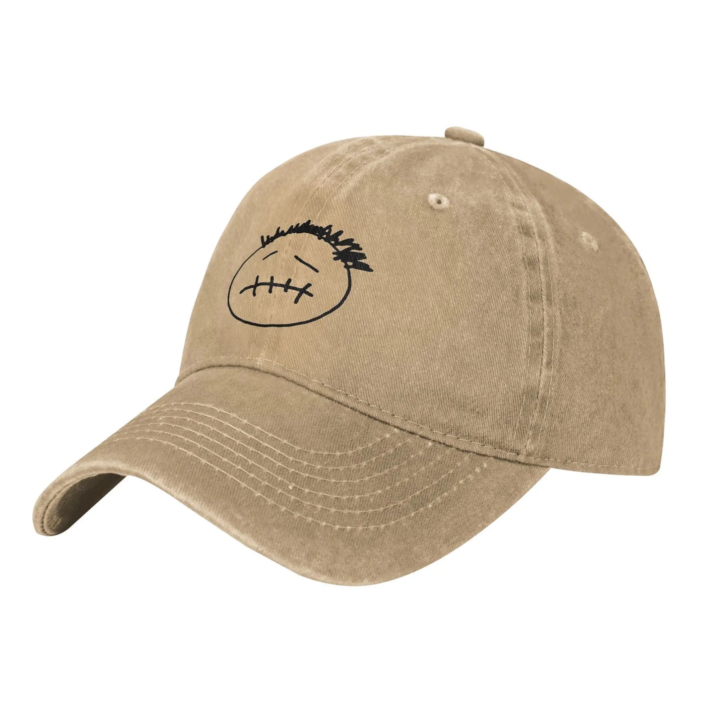 T-Travis Scott Unisex Baseball Cap Cactus Jack Distressed Denim Caps Hat Classic Outdoor All Seasons Travel Adjustable Headwear - Travis Scott Merchandise - Free Shipping Buy Now