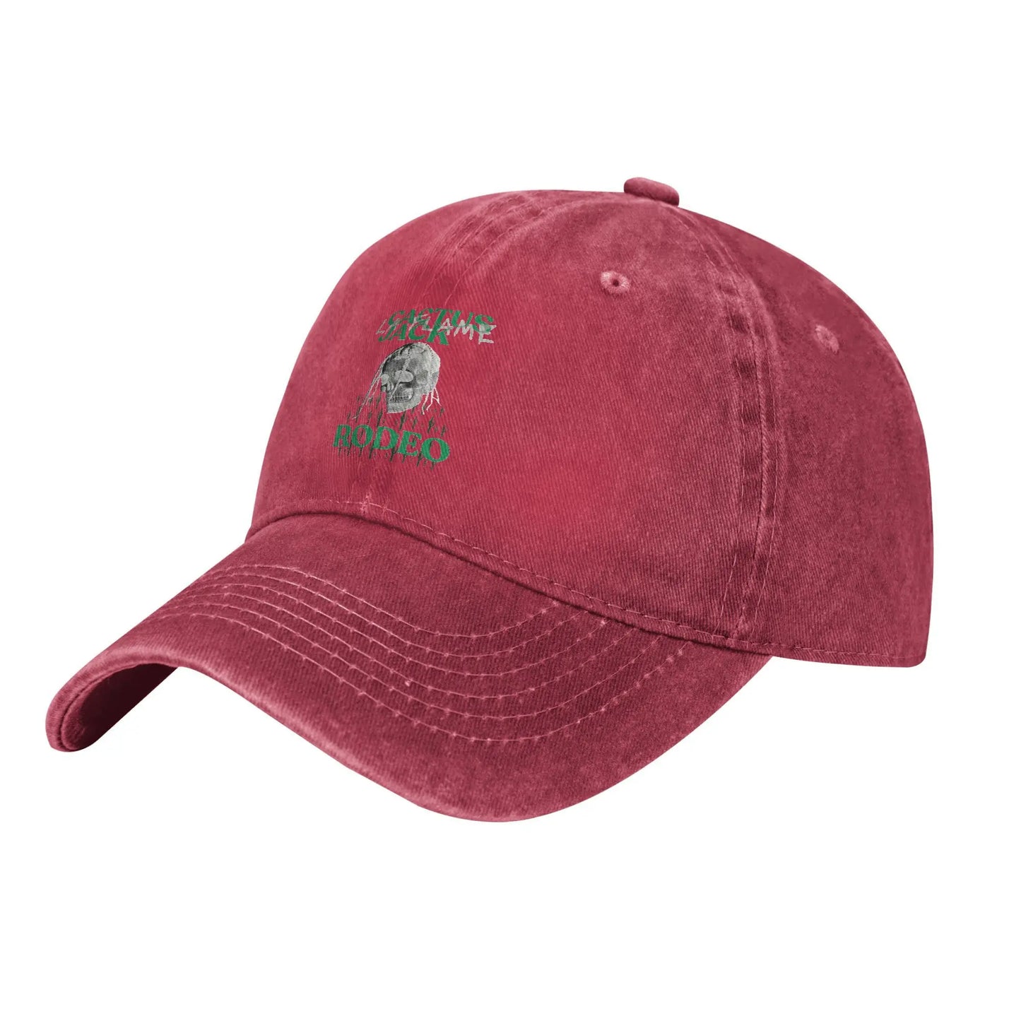 T-Travis Scott Unisex Baseball Cap Cactus Jack Rodeo Distressed Washed Hats Cap Outdoor Summer Unstructured Soft Snapback Cap - Travis Scott Merchandise - Free Shipping Buy Now