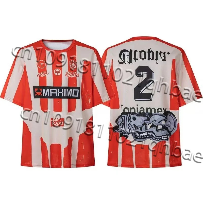 TRAVIS SCOTT CACTUS JACK3d Printed Football Jerseys Loose Sports Jerseys Short Sleeved T-shirts for Men and Women Motorcycle Top - Travis Scott Merchandise - Free Shipping Buy Now