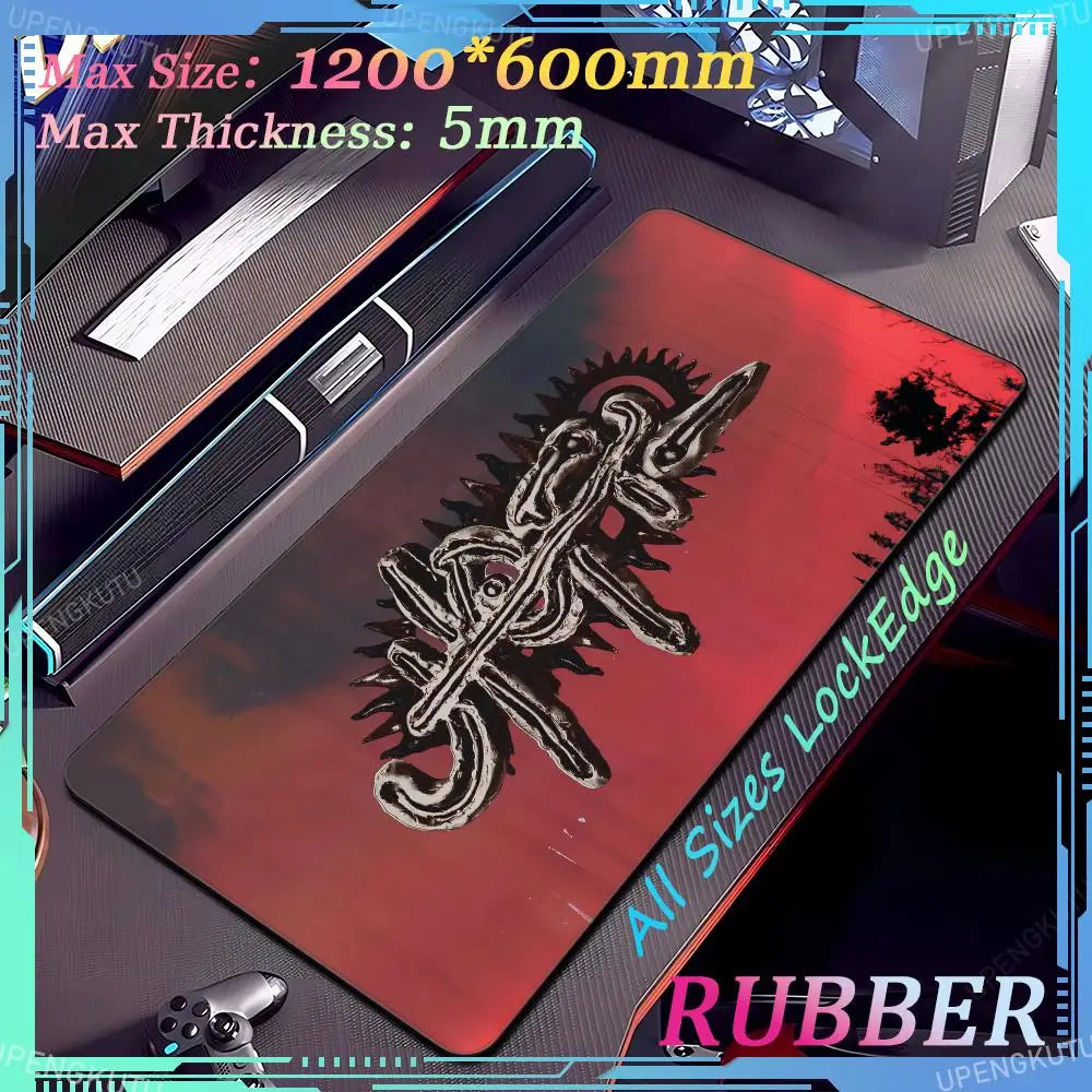 Travis Scott Oversized XXXL MousePad Anime Lock Edge Keyboard Gaming Accessories PC Pad Thick Desk Mat Carpet Rubber Mouse Pad - Travis Scott Merchandise - Free Shipping Buy Now