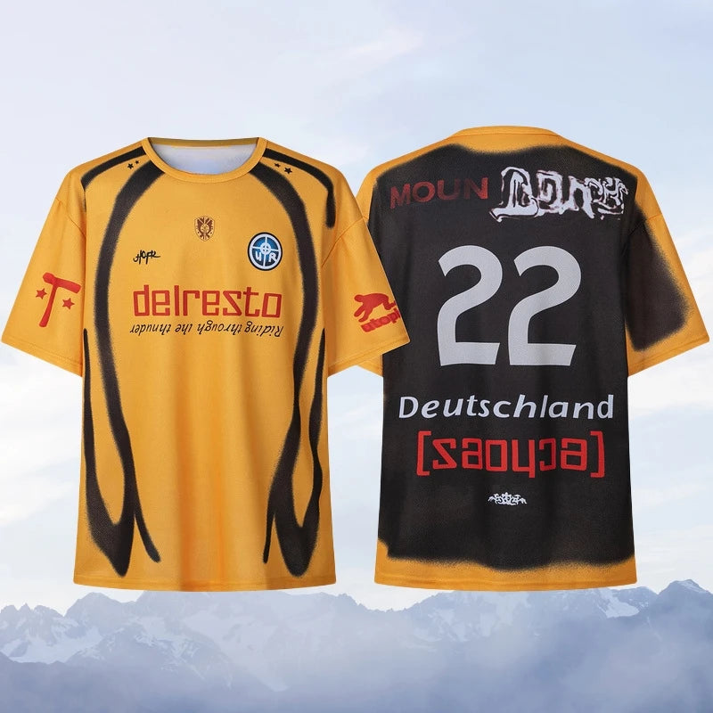 TRAVIS SCOTT CACTUS JACK3d Printed Football Jerseys Loose Sports Jerseys Short Sleeved T-shirts for Men and Women - Travis Scott Merchandise - Free Shipping Buy Now