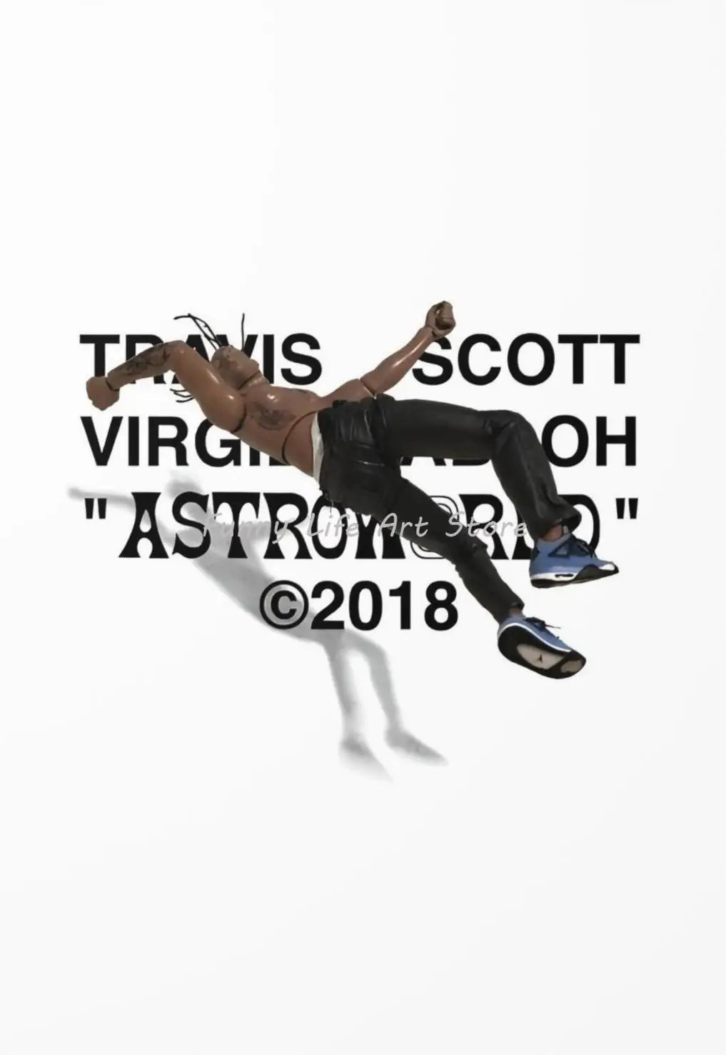 Rapper Travis-Scott Music Album Cover Singer Star Posters and Prints Canvas for Living Room Decor Gift Printing Wall Art Picture - Travis Scott Merchandise - Free Shipping Buy Now