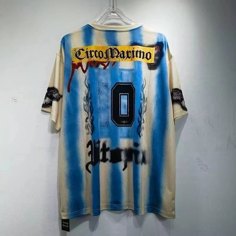 2025 New TRAVIS SCOTT CACTUS JACK3d Printed Football Jerseys Loose Sports Jerseys Short Sleeved T-shirts for Men Women - Travis Scott Merchandise - Free Shipping Buy Now