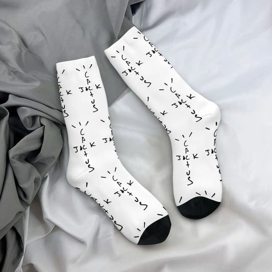 Winter Warm Fashion Women Men Cactus-Jack Socks LOOK MOM I CAN FLY ASTROWORLD Hip Hop Travis Scott Non-slip Football Socks - Travis Scott Merchandise - Free Shipping Buy Now