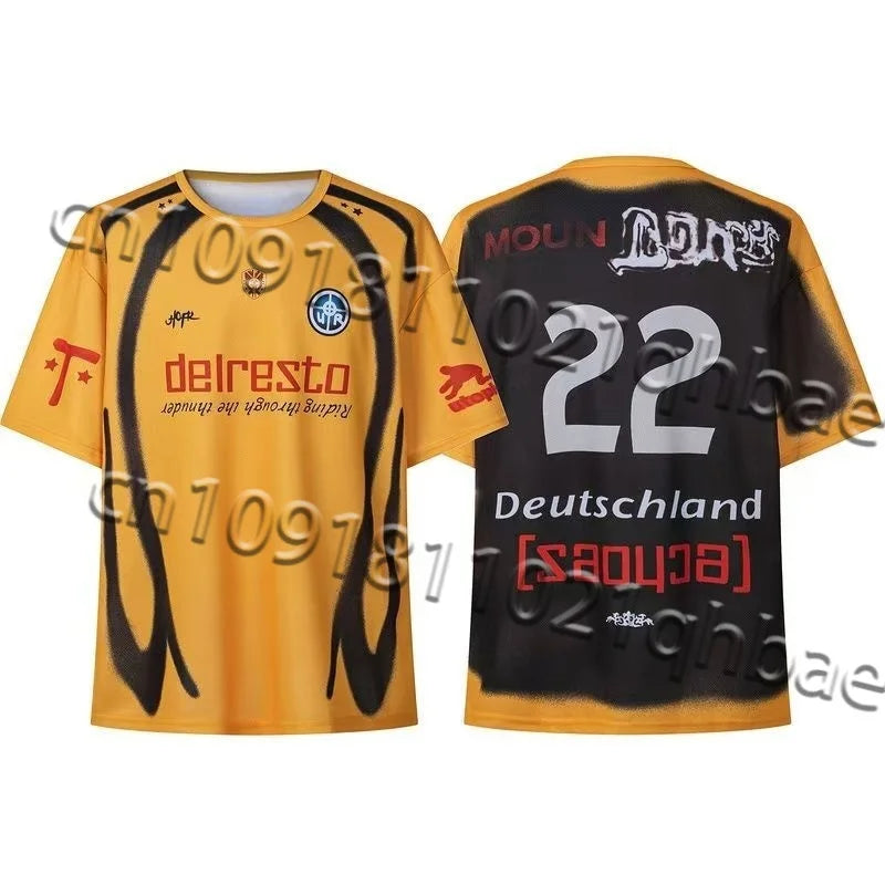 TRAVIS SCOTT CACTUS JACK3d Printed Football Jerseys Loose Sports Jerseys Short Sleeved T-shirts for Men and Women Motorcycle Top - Travis Scott Merchandise - Free Shipping Buy Now