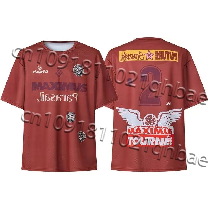 TRAVIS SCOTT CACTUS JACK3d Printed Football Jerseys Loose Sports Jerseys Short Sleeved T-shirts for Men and Women Motorcycle Top - Travis Scott Merchandise - Free Shipping Buy Now