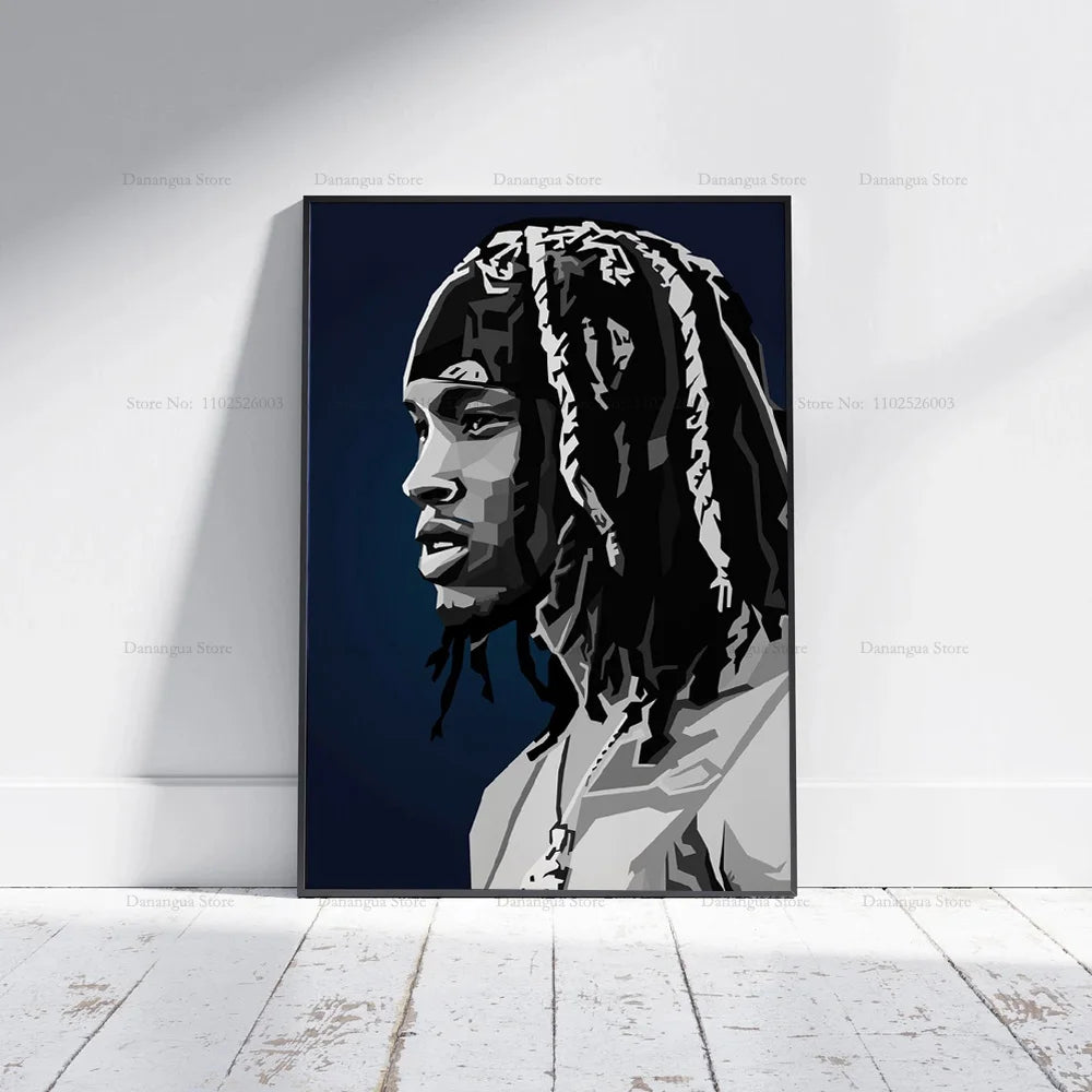 King Poster Von Welcome To O Block Music Album Poster Poster Prints Wall Art Canvas Painting Picture Photo Gift Room Home Decor - Travis Scott Merchandise - Free Shipping Buy Now