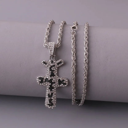 2022 Trend Hip Hop Travis scott Cactus Cubic Zirconia Silver Color Golden Necklaces Pendants For Men Jewelry Fashion Accessories - Travis Scott Merchandise - Free Shipping Buy Now