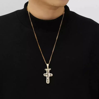 2022 Trend Hip Hop Travis scott Cactus Cubic Zirconia Silver Color Golden Necklaces Pendants For Men Jewelry Fashion Accessories - Travis Scott Merchandise - Free Shipping Buy Now