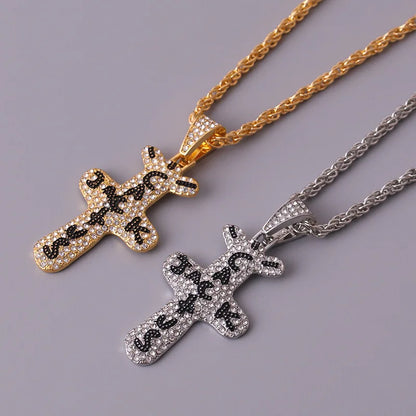 2022 Trend Hip Hop Travis scott Cactus Cubic Zirconia Silver Color Golden Necklaces Pendants For Men Jewelry Fashion Accessories - Travis Scott Merchandise - Free Shipping Buy Now