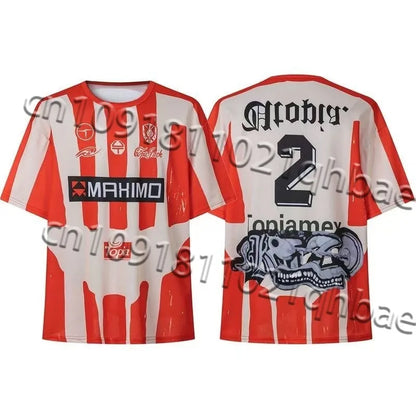 TRAVIS SCOTT CACTUS JACK3d Printed Football Jerseys Loose Sports Jerseys Short Sleeved T-shirts for Men and Women Motorcycle Top - Travis Scott Merchandise - Free Shipping Buy Now