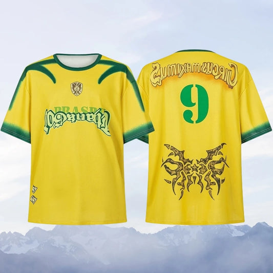 TRAVIS SCOTT CACTUS JACK Printed Football Jerseys Short Sleeved  Loose Sports T-shirts for Men and Women - Travis Scott Merchandise - Free Shipping Buy Now