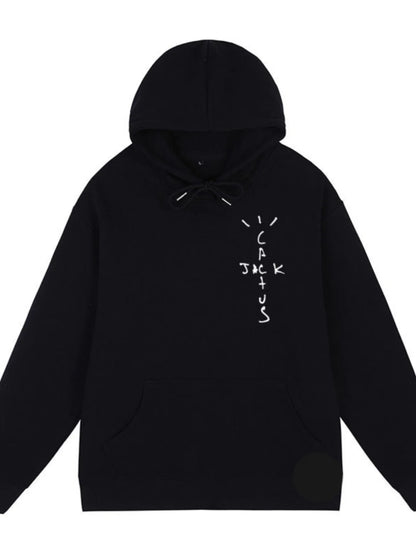 2024 New Fashion TRAVIS SCOTT Hoodie Splicing Album Cover Hip Hop Rap Fashion High Street Co-branded Hoodie for Men and Women