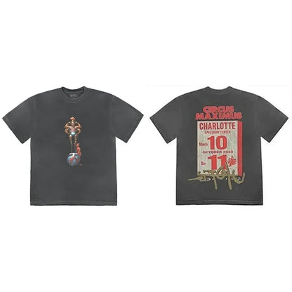CACTUS JACK Short Sleeve T-shirt Loose Casual Crewneck Men Women Top Tees UTOPIA T Shirt - Travis Scott Merchandise - Free Shipping Buy Now