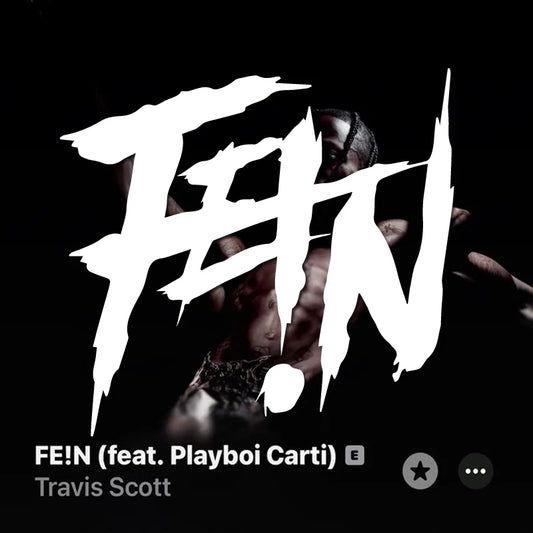 FE!N decal sticker,rapper decal about Travis Scott,for hiphop lovers,high quality for car trucks motorcycles &laptops - Travis Scott Merchandise - Free Shipping Buy Now