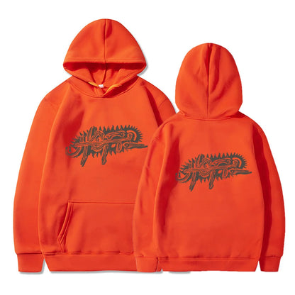 Utopia Travis Y2K Hoodies For Men Hooded Fleece Sweatshirt Hip Hop Swag TS Trap Rap Casual Couple Rapper Kanye Logo Two Sides