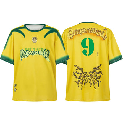 TRAVIS SCOTT CACTUS JACK3d Printed Football Jerseys Loose Sports Jerseys Short Sleeved T-shirts for Men and Women - Travis Scott Merchandise - Free Shipping Buy Now