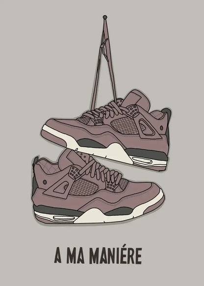 Sports Shoes Canvas Printing Graffiti Wall Art Poster Canvas Painting Home Bedroom Decoration - Travis Scott Merchandise - Free Shipping Buy Now