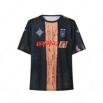 Summer Travis Scott Spain Soccer Jersey Men Football Soccer Round Neck Jersey Breathable Quick-Drying Tee Sport Motorcycle Top - Travis Scott Merchandise - Free Shipping Buy Now