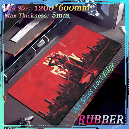 Travis Scott Oversized XXXL MousePad Anime Lock Edge Keyboard Gaming Accessories PC Rubber Mouse Pad Thick Desk Mat Carpet - Travis Scott Merchandise - Free Shipping Buy Now