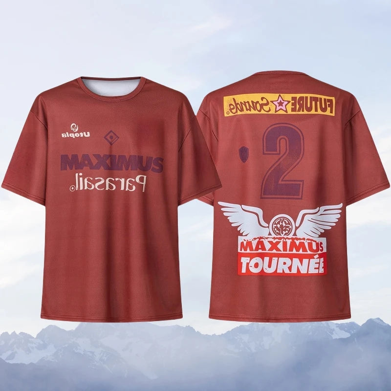 TRAVIS SCOTT CACTUS JACK Printed Football Jerseys Short Sleeved  Loose Sports T-shirts for Men and Women - Travis Scott Merchandise - Free Shipping Buy Now