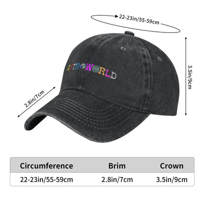 Astroworld Cactus-Jack Hiphop Baseball Cap Casual Cotton T-Travis Scott Sun Cap Men Women Outdoor Activities Adjustable Caps Hat - Travis Scott Merchandise - Free Shipping Buy Now